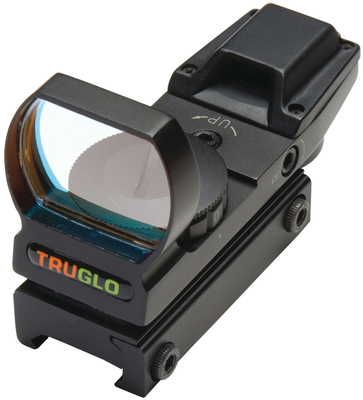 TruGlo Open Red/Green Dot Multi-Reticle Dual Color Black 34x24mm TG8360B 4 