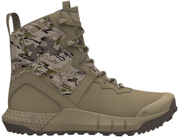 Under Armour Micro G Valsetz Waterproof Tactical Boots, Ridge Reaper Camo