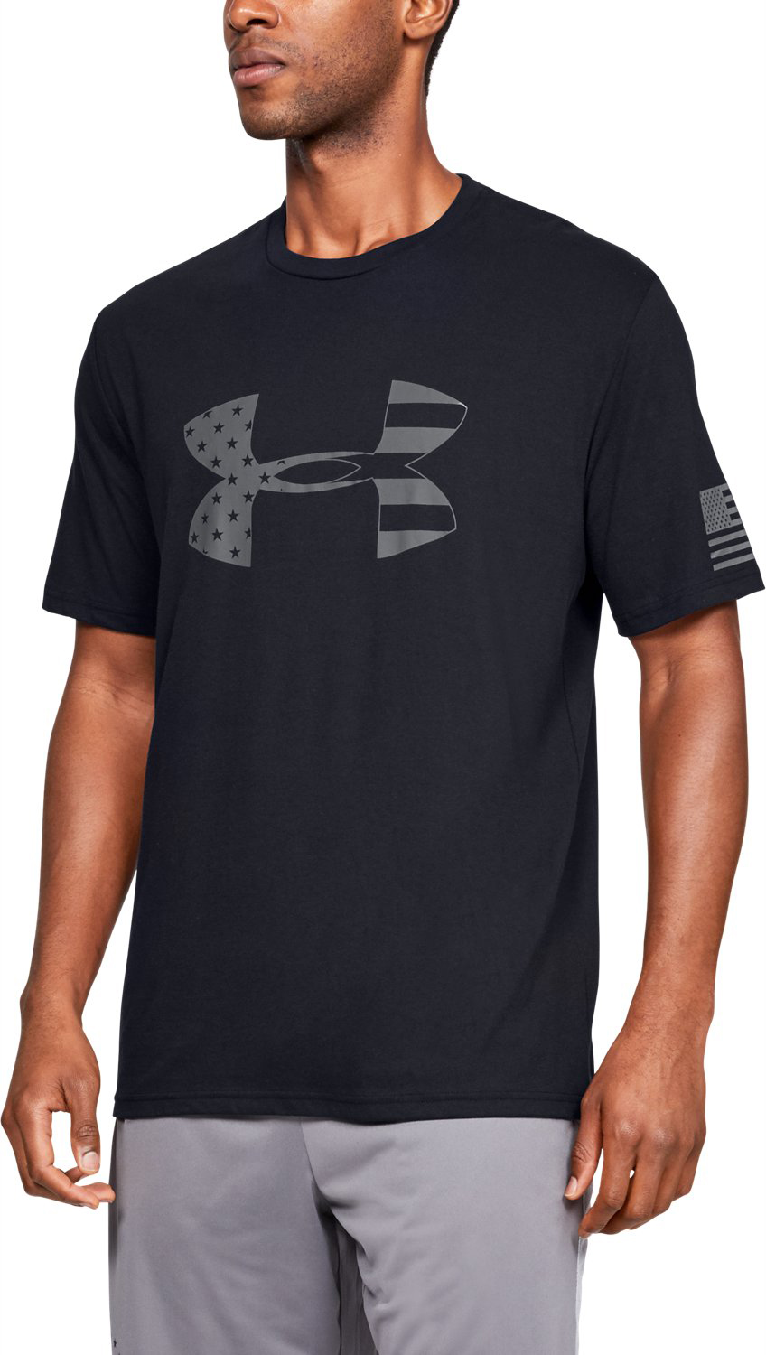 Under Armour Tac Mission Made T-Shirt, Men's Marine OD Green/Black