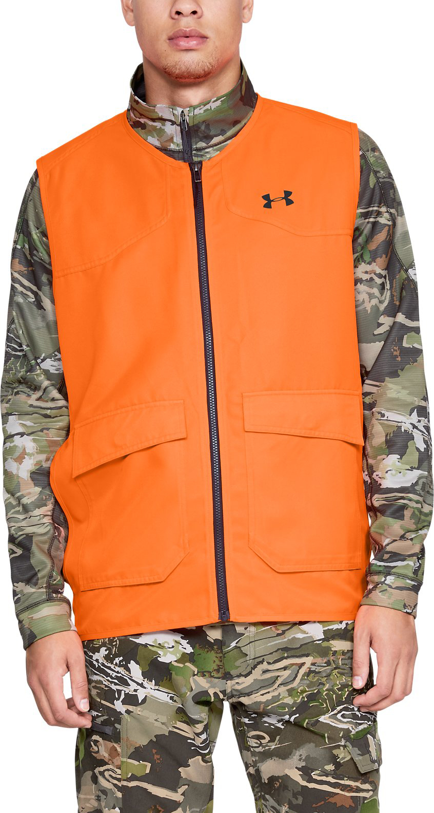 Orange under armour hunting clearance vest