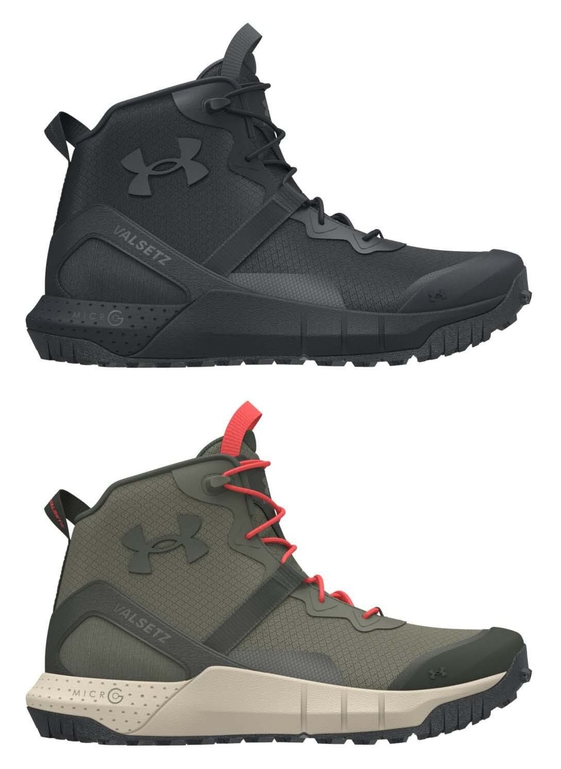 Men's Under Armour Micro G® Valsetz Mid Tactical Boots Black UA