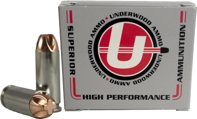 Underwood Ammo 10mm Auto 140 Grain Xtreme Penetrator Solid Monolithic Nickel Plated Brass Cased Pistol Ammunition