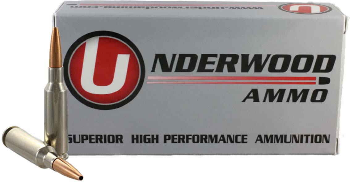 Underwood Ammo .224 Valkyrie 72 Grain Solid Monolithic Hollow Point Nickel Plated Brass Cased Rifle Ammunition