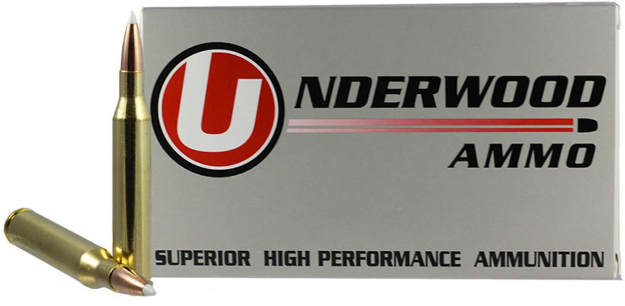 Underwood Ammo .25-06 Remington 110 Grain Polymer Tipped Spitzer Nickel Plated Brass Cased Rifle Ammunition