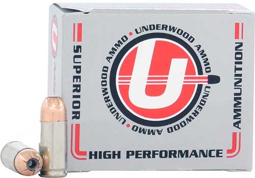 Underwood Ammo .357 Magnum 125 Grain Jacketed Hollow Point Nickel Plated Brass Cased Pistol Ammunition