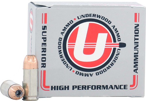 Underwood Ammo .357 Sig 147 Grain Jacketed Hollow Point Nickel Plated Brass Cased Pistol Ammunition