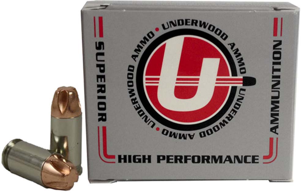 Underwood Ammo .380 ACP +P 90 Grain Solid Monolithic Nickel Plated Brass Cased Pistol Ammunition