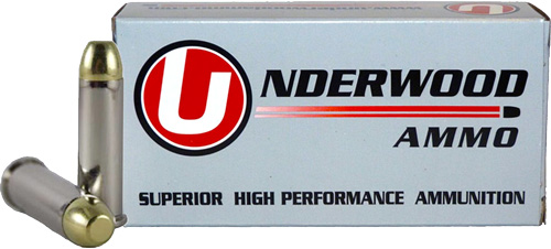 Underwood Ammo .38 Special +P 125 Grain Full Metal Jacket Nickel Plated Brass Cased Pistol Ammunition