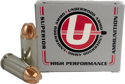 Underwood Ammo .40 S&W 140 Grain Xtreme Penetrator Solid Monolithic Nickel Plated Brass Cased Pistol Ammunition