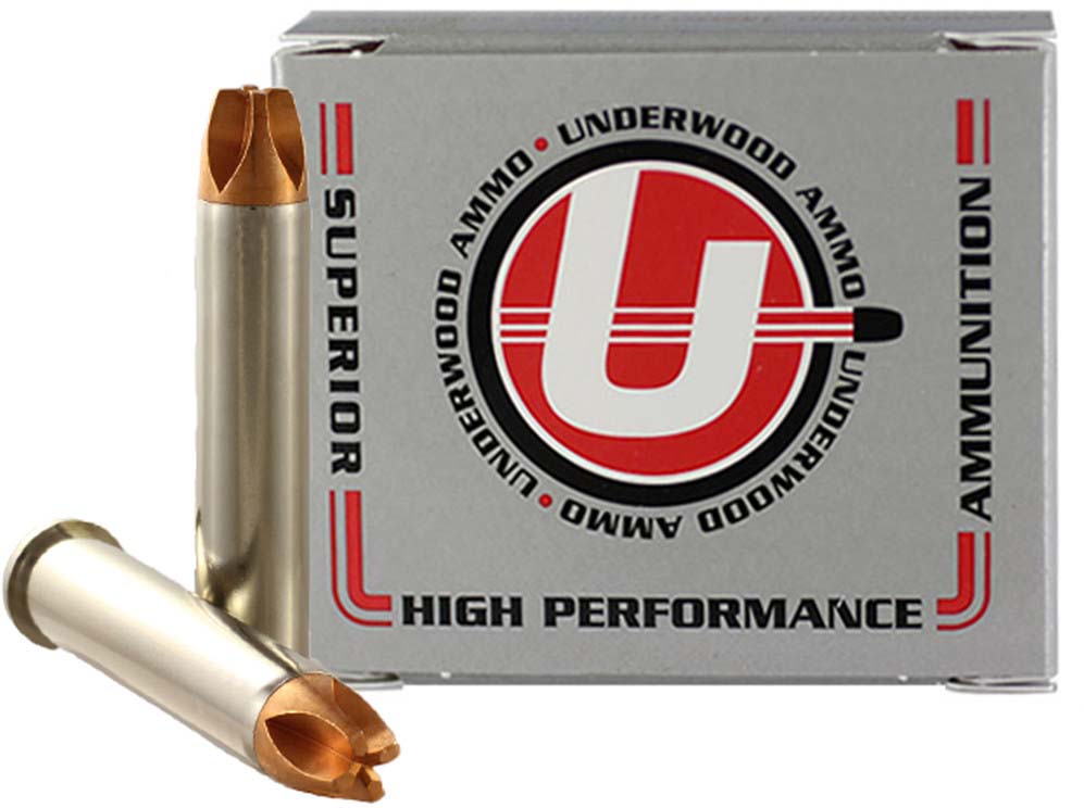 Underwood Ammo .45-70 Government 305 Grain Solid Monolithic Nickel Plated Brass Cased Rifle Ammunition