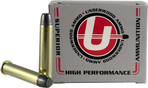 Underwood Ammo .45-70 Government +P 430 Grain Coated Hard Cast Nickel Plated Brass Cased Rifle Ammunition