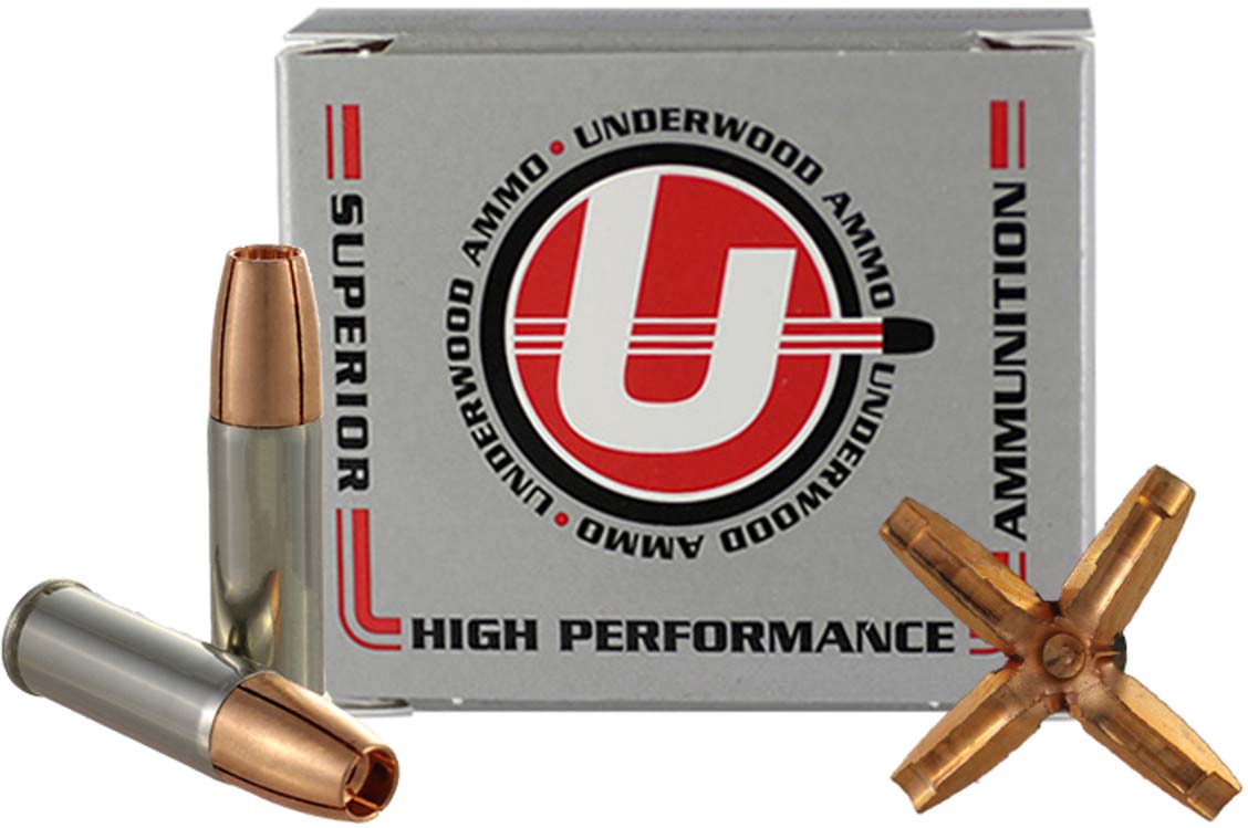 Underwood Ammo .45 Colt 220 Grain Solid Monolithic Hollow Point Nickel Plated Brass Cased Pistol Ammunition