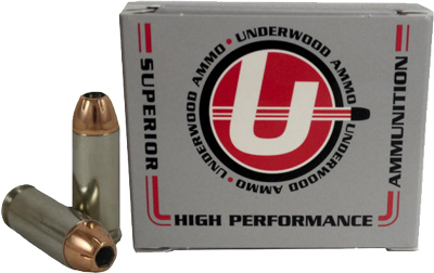 Underwood Ammo .45 Winchester Magnum 230 Grain XTP Jacketed Hollow Point Nickel Plated Brass Cased Pistol Ammunition