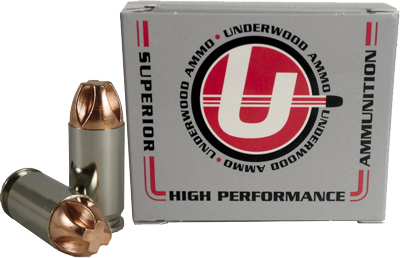 Underwood Ammo .45 ACP +P 200 Grain Solid Monolithic Nickel Plated Brass Cased Pistol Ammunition