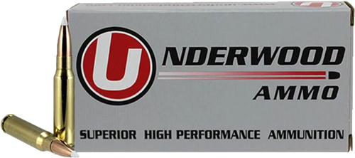 Underwood Ammo 6.5 Creedmoor 140 Grain Polymer Tipped Spitzer Nickel Plated Brass Cased Rifle Ammunition