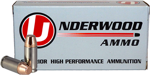 Underwood Ammo 9mm Luger +P 124 Grain Full Metal Jacket Nickel Plated Brass Cased Pistol Ammunition