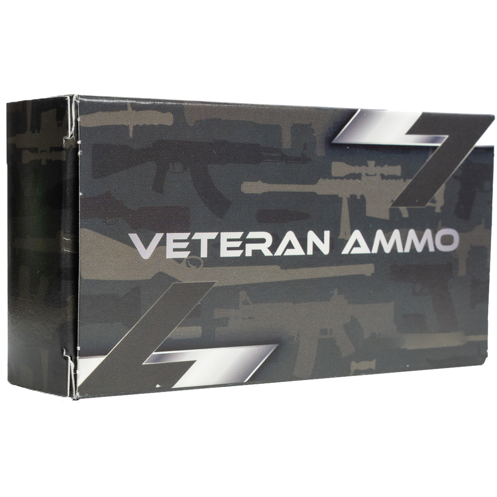 Veteran Ammo Defense 9mm Luger 135 Grain Hollow Point (HP) Brass Cased Centerfire Pistol Ammunition