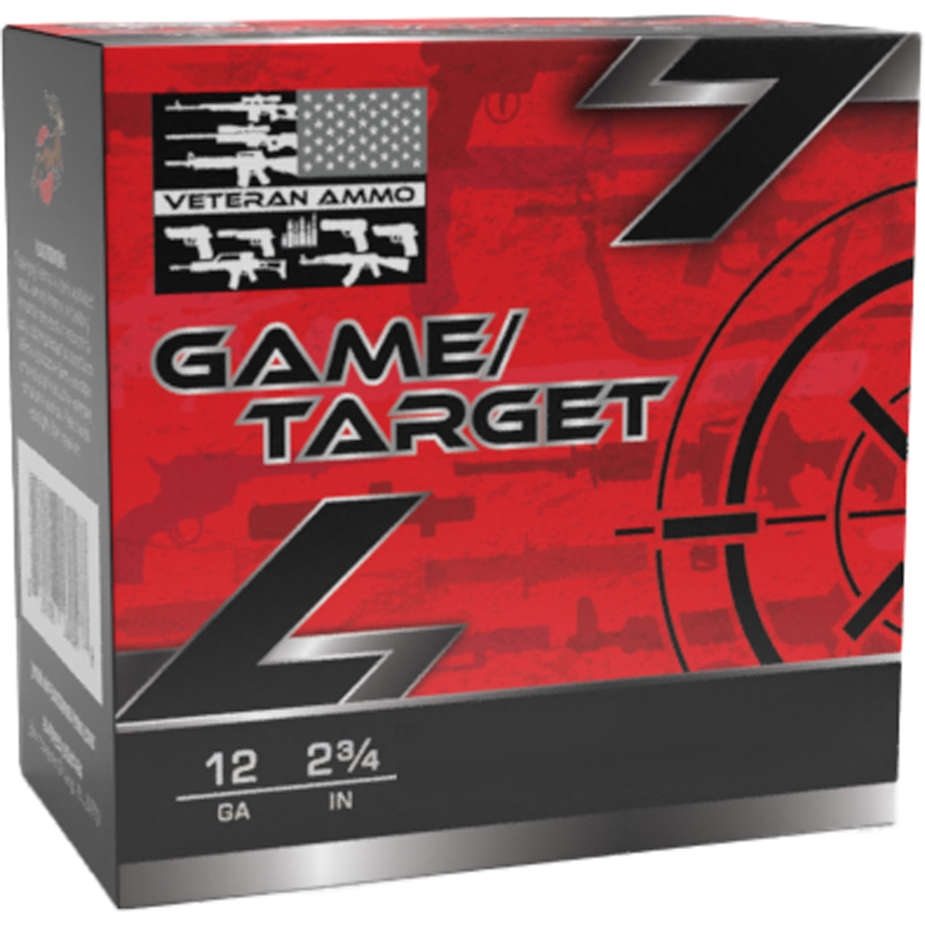 Veteran Ammo Game & Target Load 12 Ga 2 3/4" 7.5 Shot Shotgun Ammunition