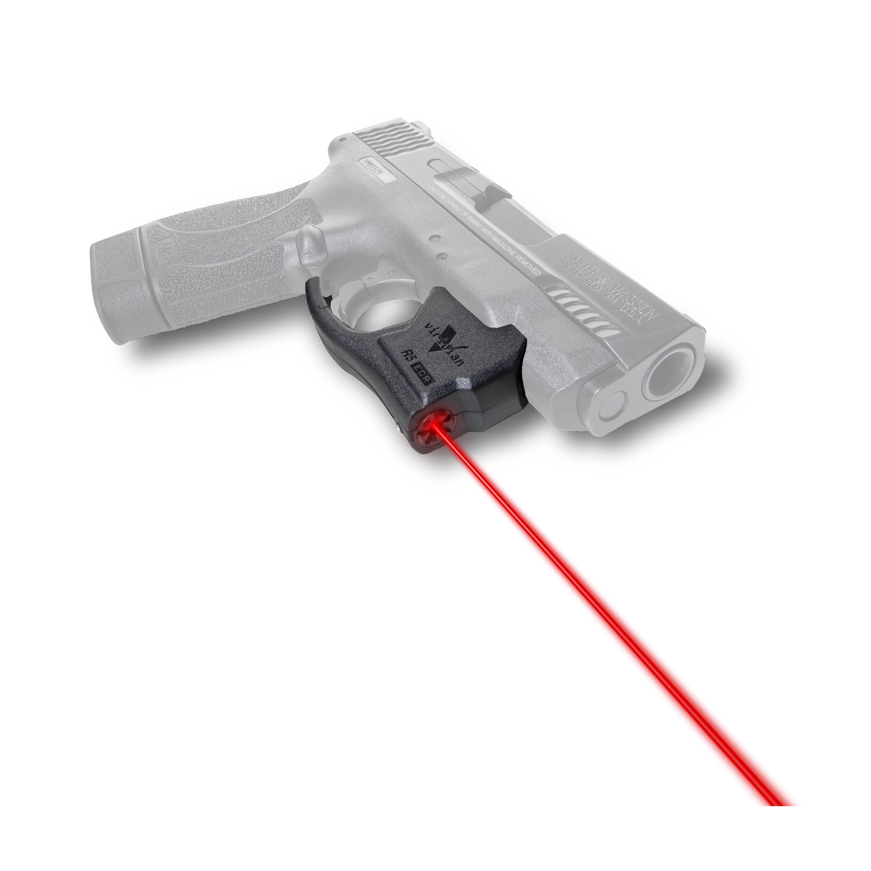 Viridian Reactor 5 Red Laser Sight for Pistols and Handguns with Tactical Red Laser and ECR Instant On Technology Holster 