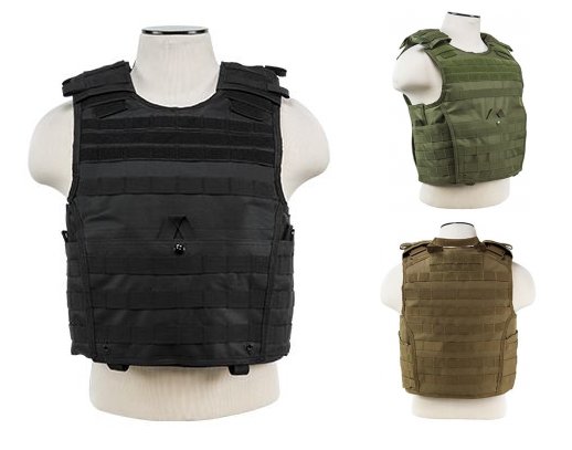 molle ballistic vest carrier