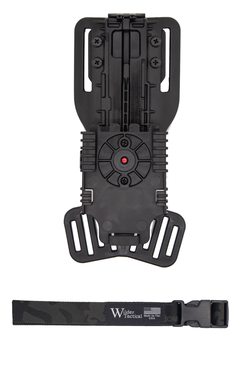 Wilder Tactical Webbing Leg Strap, 1 in, Multicam Black, Cobra FM :  LSMCB1FM 736640903462