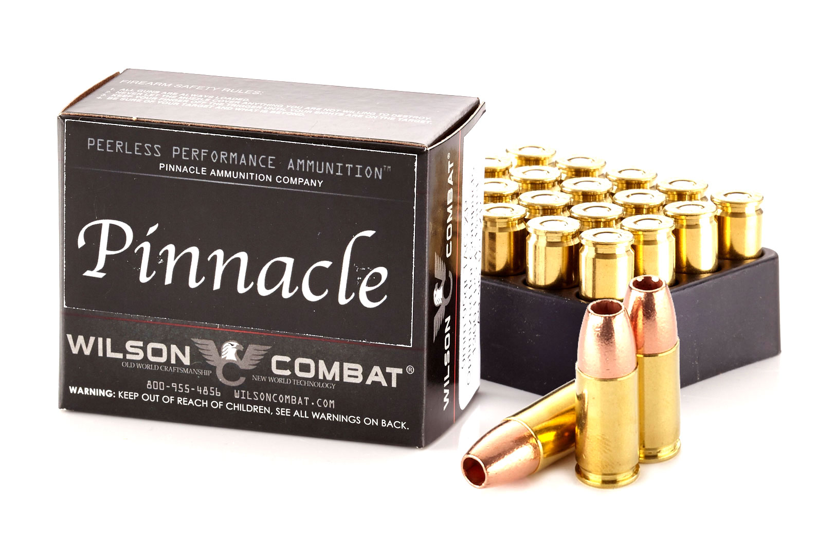 Wilson Combat Barnes TAC-XP 9mm Luger 95 Grain Brass Cased Pistol Ammunition