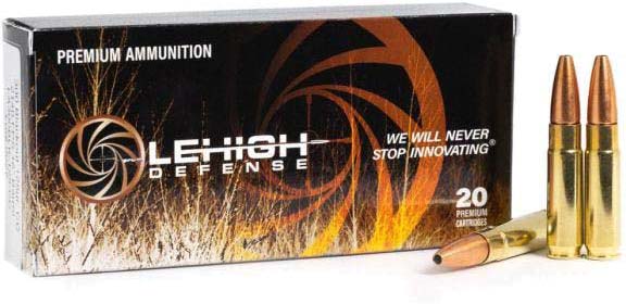 Wilson Combat Lehigh Defense CC .300 AAC Blackout 125 Grain Hollow Point Frangible Brass Cased Rifle Ammunition