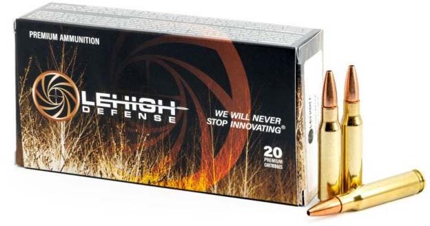 Wilson Combat Lehigh Defense CC .308 Winchester 125 Grain Hollow Point Frangible Brass Cased Rifle Ammunition