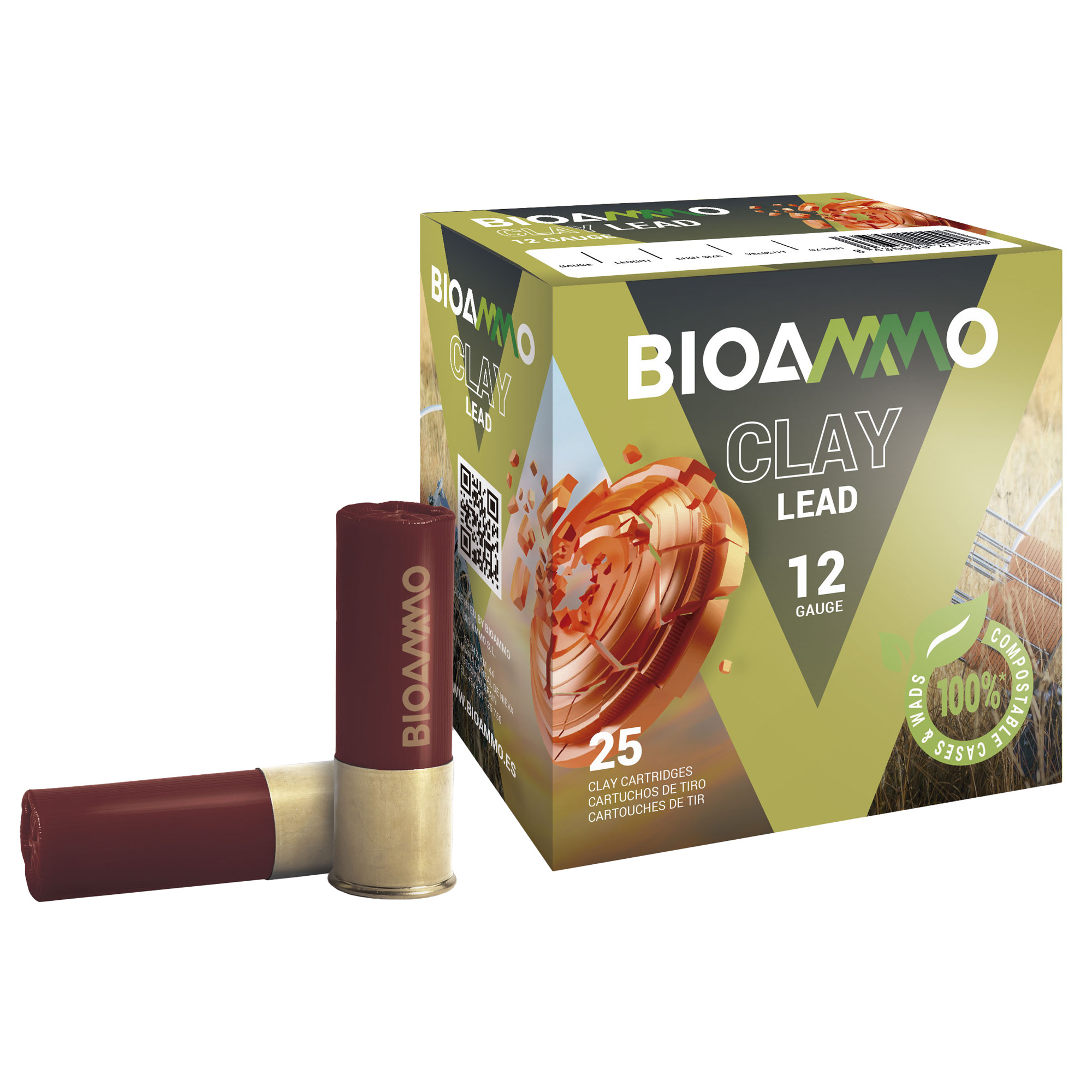 Winchester BIOAMMO 12 Gauge 2.75in Shotgun Ammunition