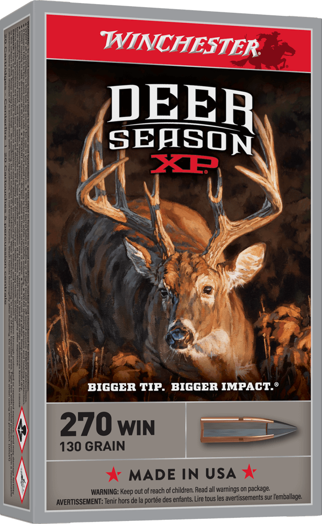 Winchester Deer Season XP .270 Winchester 130 grain Extreme Point Polymer Tip Centerfire Rifle Ammunition