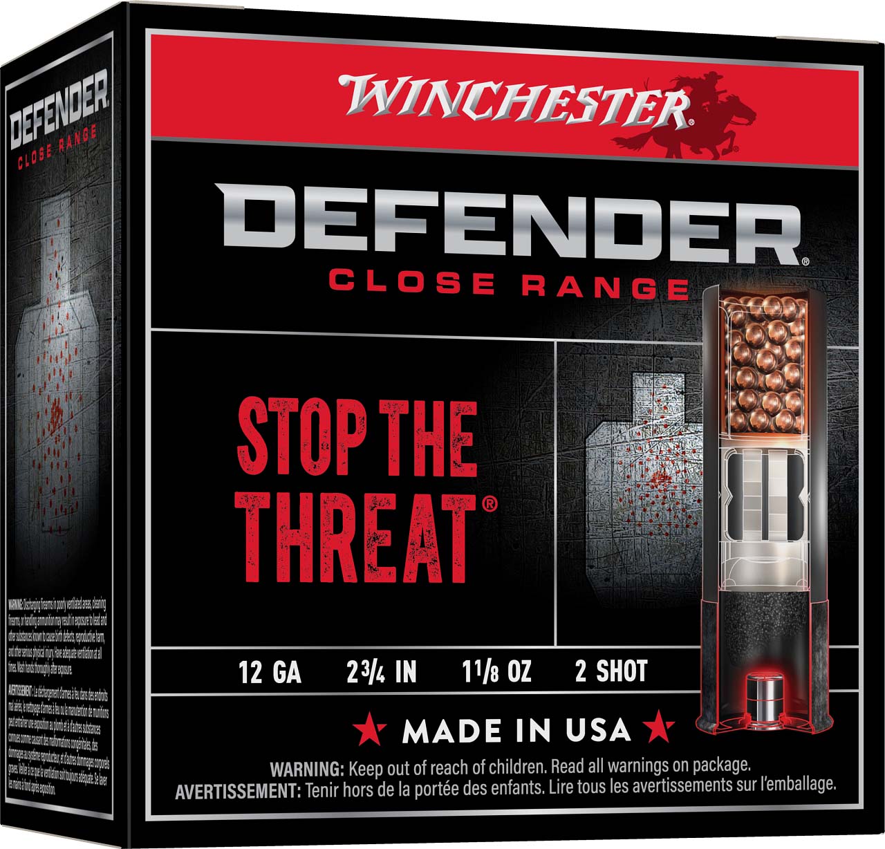 Winchester Defender 12 Gauge 1 1/8 oz 2.75'' #2 Shotgun Ammunition