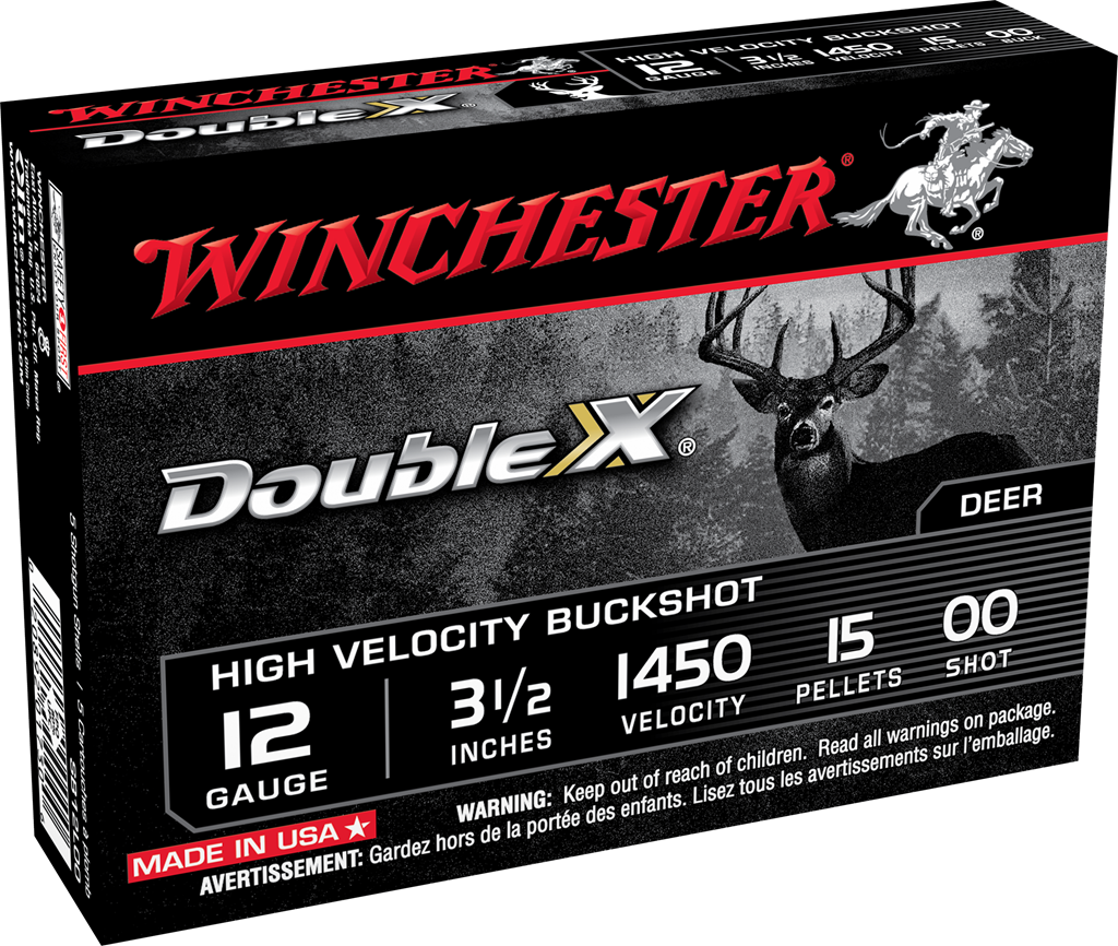 Winchester Double X 12 Gauge 15 Pellets 3.5" Shotgun Buckshot Ammunition