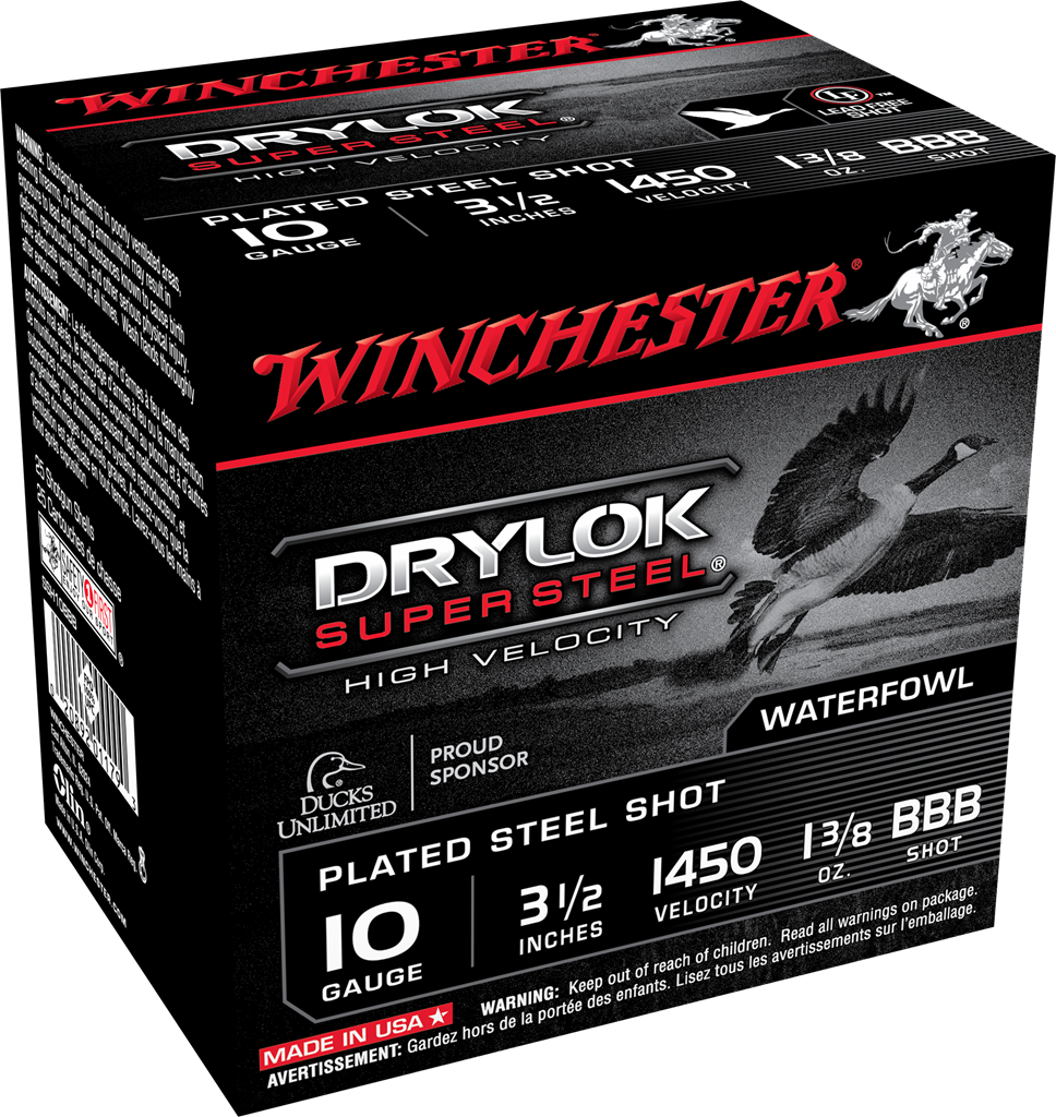 Winchester Drylok Super Steel 10 Gauge 1 3/8 oz 3.5" Shotgun Ammunition