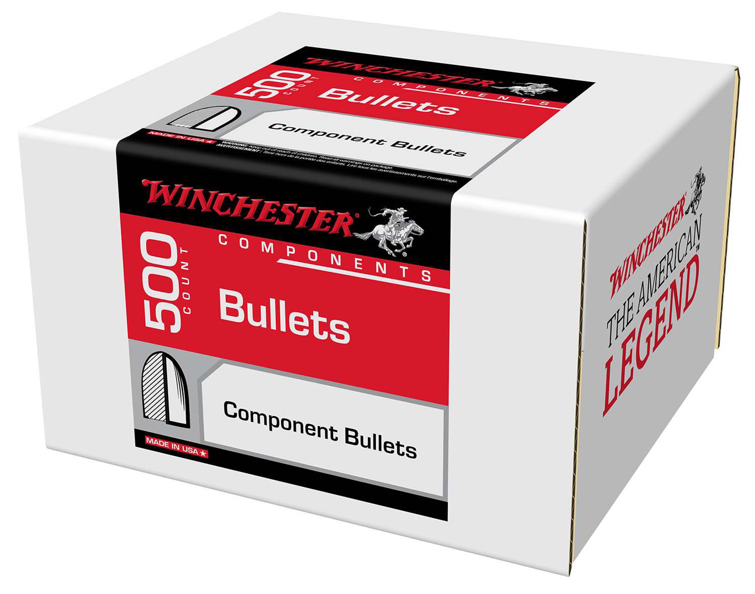 Winchester Pistol Bullets, 9 mm, 124 Grain, Full Metal Jacket