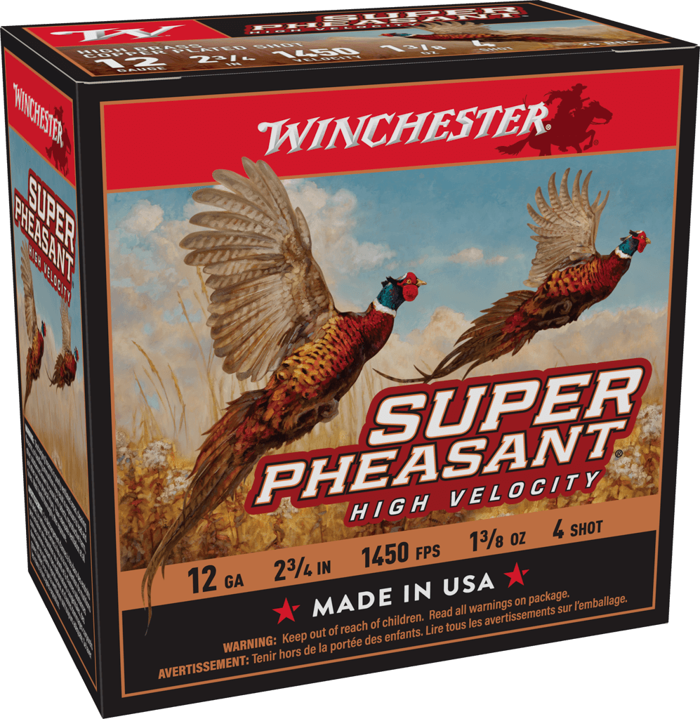 Winchester Super Pheasant 12 Gauge 1 3/8 oz 2.75" 1450 ft/s Shotgun Ammunition