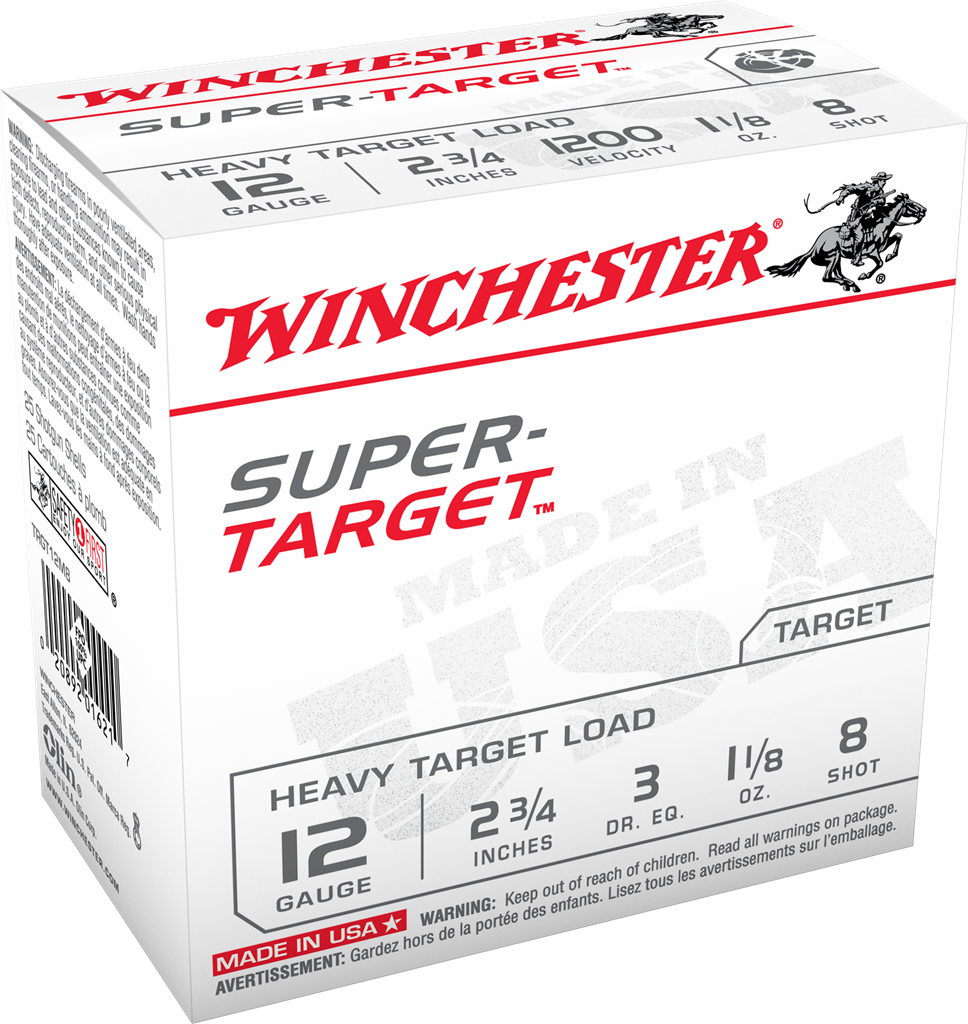 Winchester 12 Gauge Ammunition WEX12H4 2-3/4 #4 Steel Shot 1-1/8oz 1400fps  25 Rounds