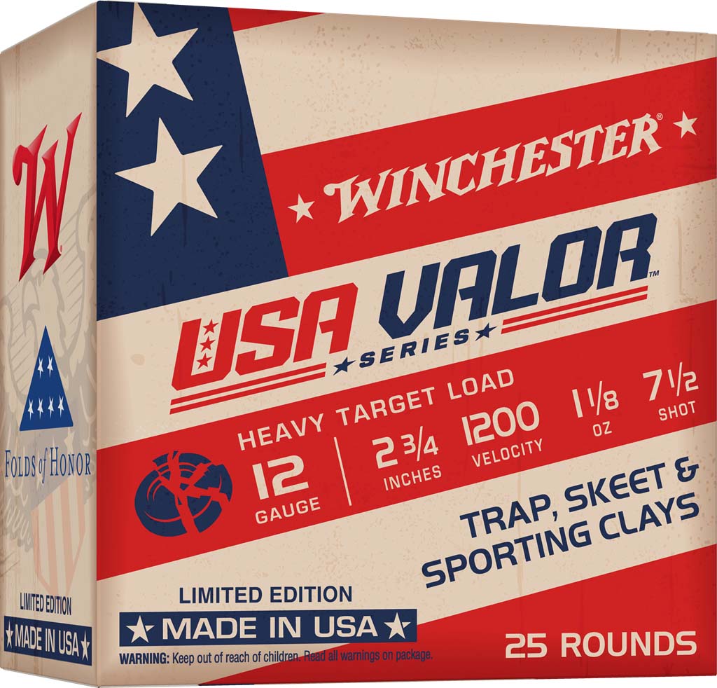 Winchester USA VALOR 12 Gauge 1-1/8oz 2.75'' 7.5 Shot Size Shotgun Ammunition