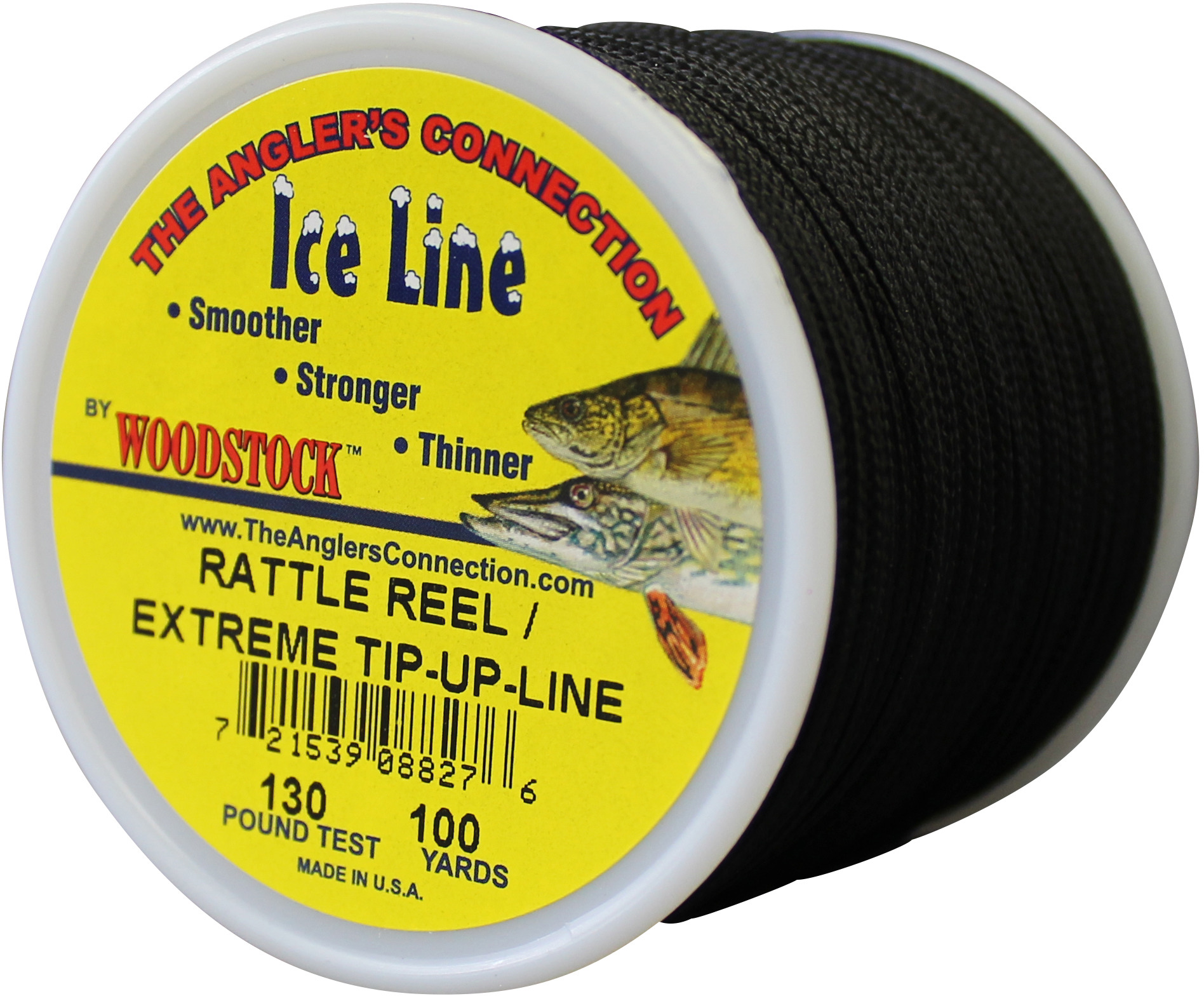 Woodstock Rattle Reel and Tip-up Line
