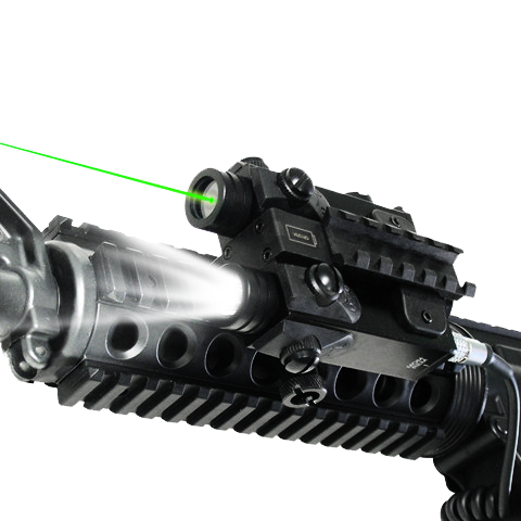 green laser show