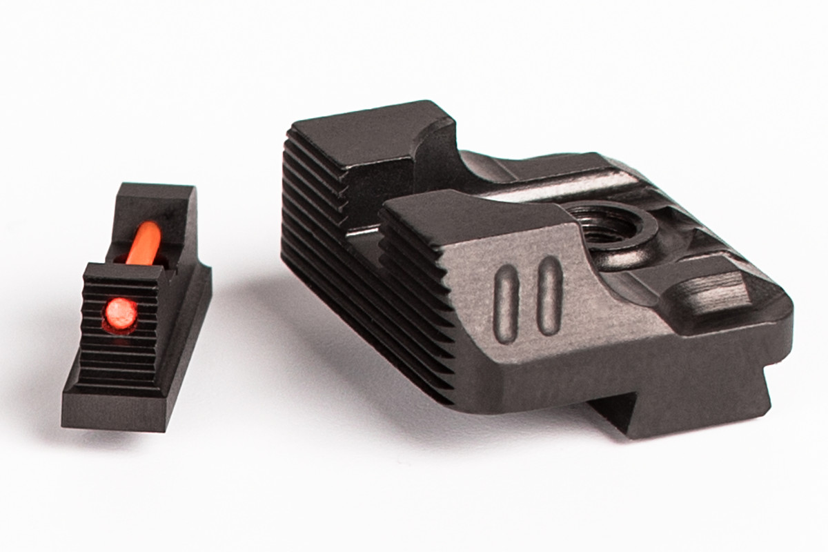 ZEV Technologies Combat Sight Set, .215 Fiber Optic Front