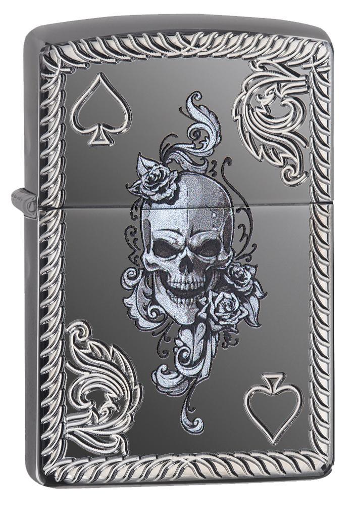 Zippo Spade And Skull Design Lighter 32 Off Free Shipping Over 49