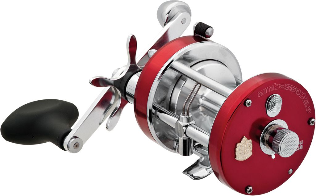 Abu Garcia 7000I Ambassadeur 7000 Baitcast Fishing Reel Red Free