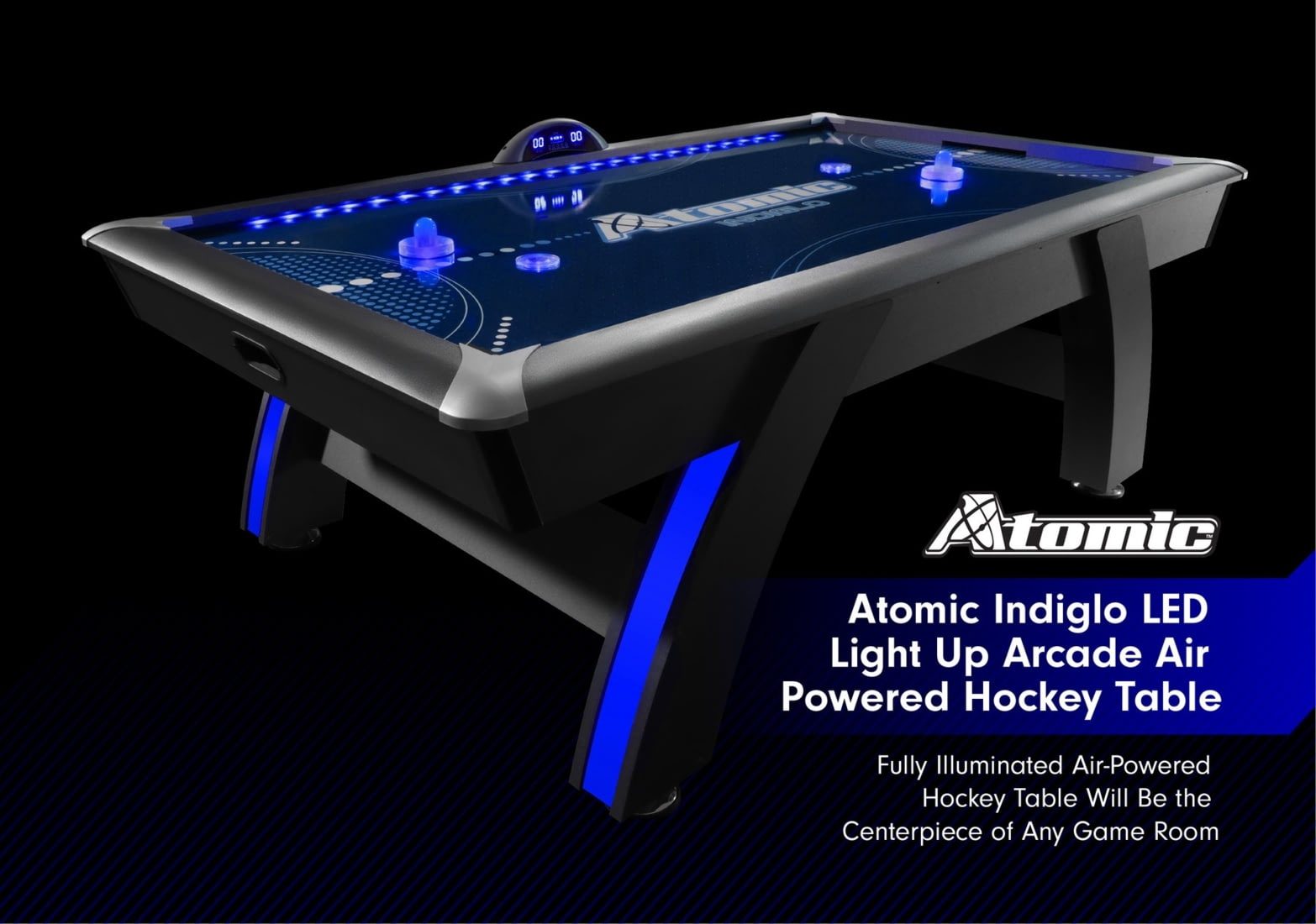 atomic air hockey table