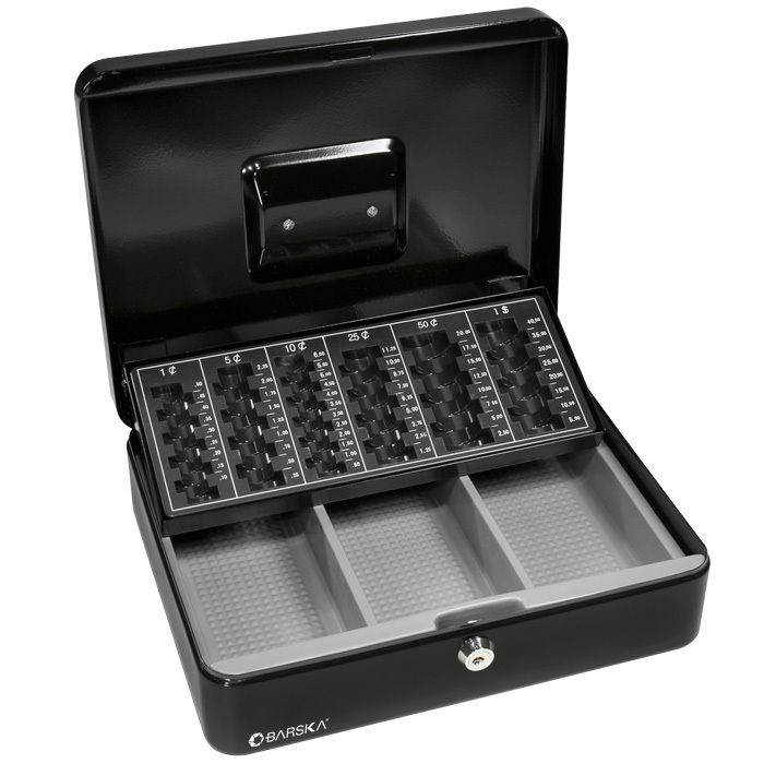 Barska Key Lock Cash Box & Removable Coin Tray 49 Off w/ Free S&H