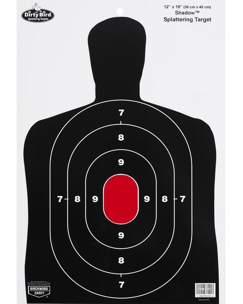 birchwood casey dirty bird shadow targets bc27 12x18 inch 100 per
