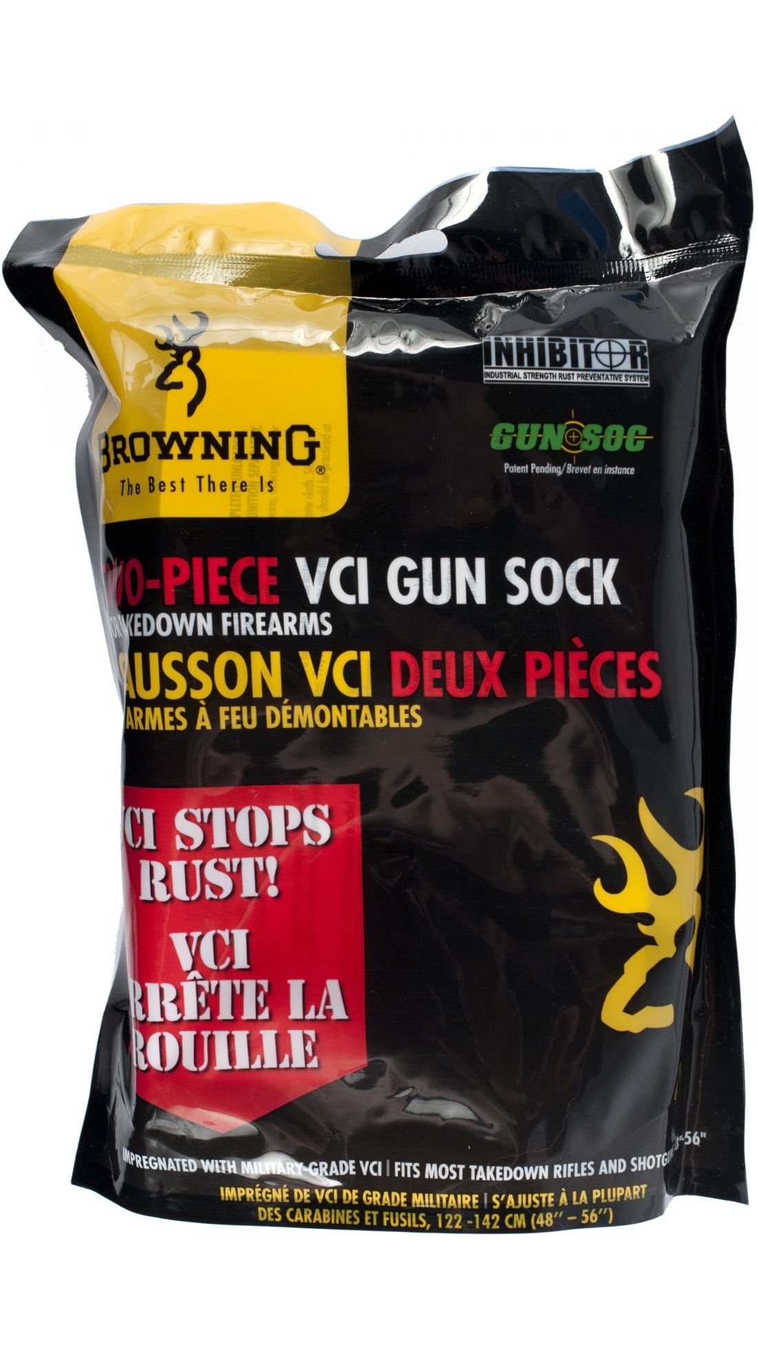 Browning TwoPiece VCI Gun Sock Black 149986 Up to 1.00 Off 4.8