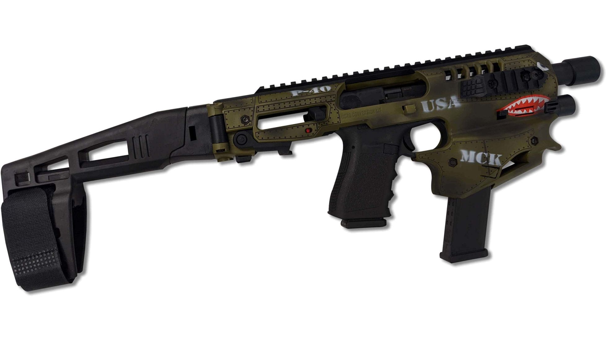 CAA MCK P-40 Gen 4 Glock Micro Conversion Kit w/Advanced Upgrade for 17