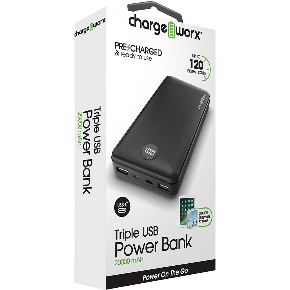 Chargeworx 20000mAh Power Bank Free Shipping over 49!