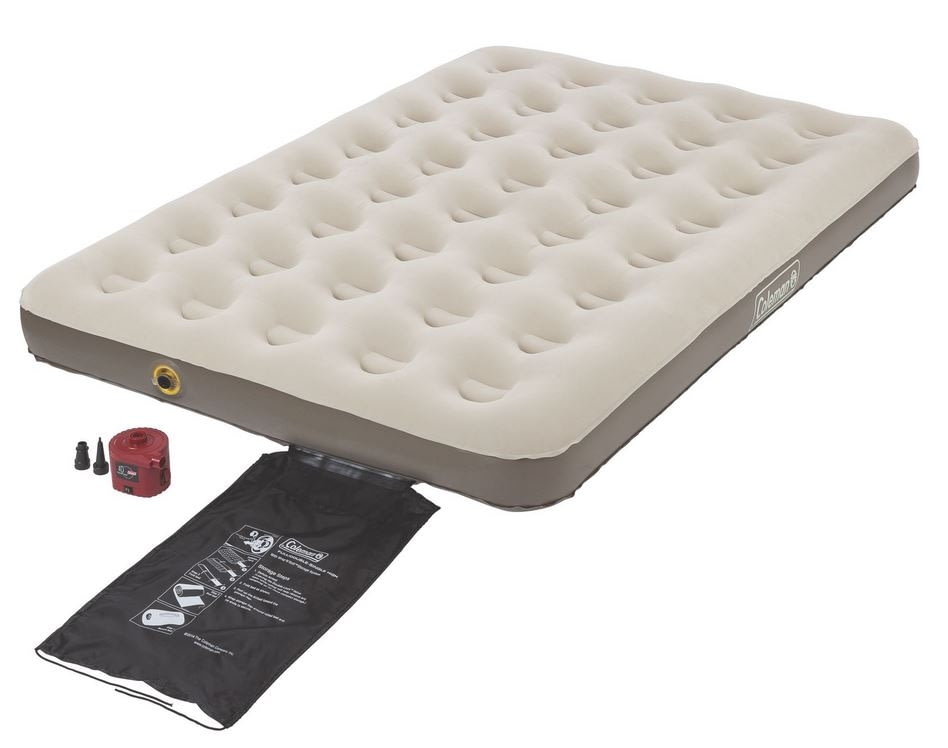 coleman quickbed single high airbed mattress full
