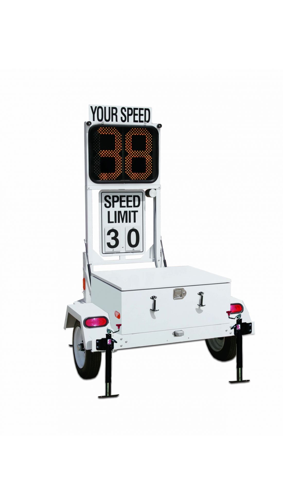 Decatur OnSite 300 Radar Trailer and Speed Display, MPH or KPH S792